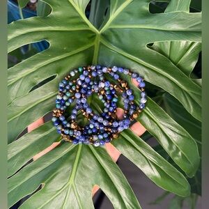 Sodalite & Hematite bracelet (one)